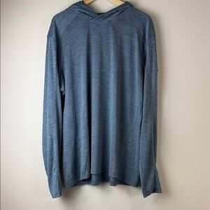 Kuhl Heathered Blue Long Sleeve Shirt Size XXLarge